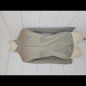 Kansas State KU Jayhawks ADIDAS medium tan/grey performance jacket
